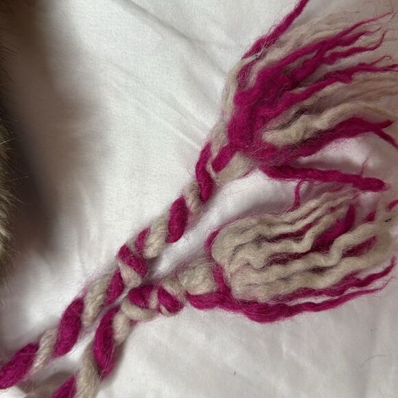 American Eagle Outfitters Alpaca Knit Faux Fur Lined Trapper Hat. - Picture 4 of 8